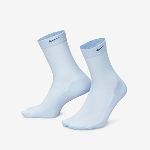 耐克正品 DV5701 新款 女士轻薄透气运动中筒袜一双装 479 经典 Nike