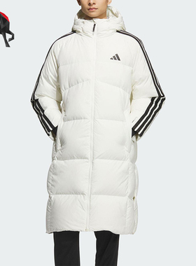 Adidas/阿迪达斯正品2025秋季款男士日常保暖长款羽绒服KC2497