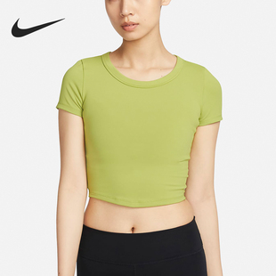 Nike 夏季 女士圆领弹力透气休闲运动T恤FN2805 377 耐克正品