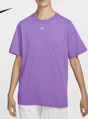 Nike/耐克正品Sportswear女士圆领透气针织短袖T恤FD4150-521