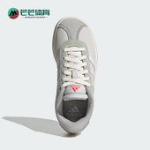 阿迪达斯正品 2025夏季 款 Adidas 女士系带低帮耐磨运动板鞋 JS3491