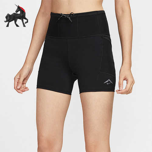 Nike/耐克正品Dri-FIT女士运动高腰紧身越野跑步短裤HV2353-010