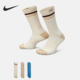 FQ0325 Nike 男女舒适透气训练运动袜三双装 新款 901 耐克正品