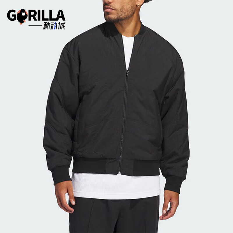 Adidas/阿迪达斯正品QUILTED JCKT男士运动休闲棉服IY1597