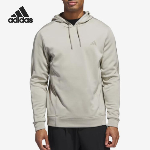Adidas/阿迪达斯正品达斯纯色连帽长袖男经典保暖简约卫衣JW3452