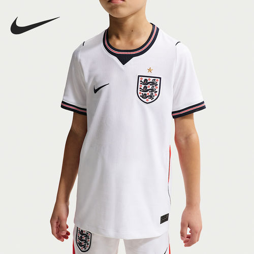 Nike/耐克正品2026夏季大童运动训练透气足球T恤IB5111-100