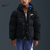 Premium小童连帽休闲保暖简约运动羽绒服IQ9995 Nike 耐克正品 010