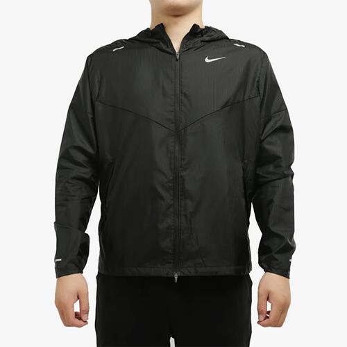 耐克男子连帽反光跑步运动外套