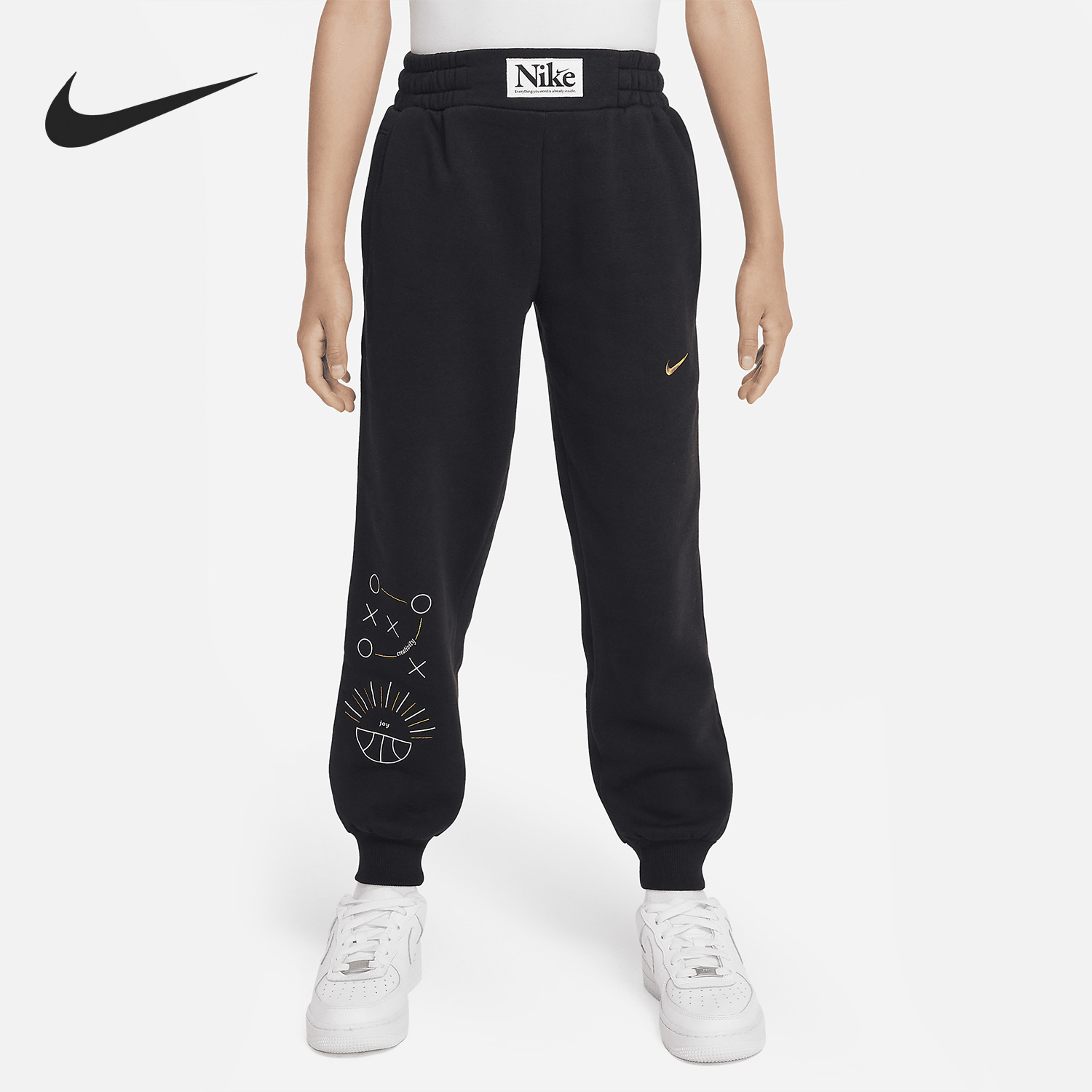 Nike/耐克正品新款大童时尚简约透气跑步运动休闲长裤FD4016