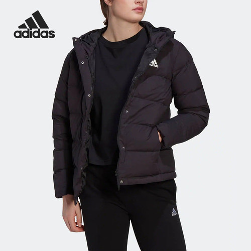 阿迪达斯女士保暖运动外套