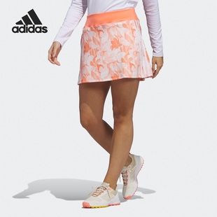 Adidas/阿迪达斯正品经典印花卉图案休闲女子半身裙IB4533