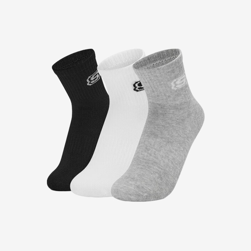 斯凯奇儿童运动休闲透气袜子