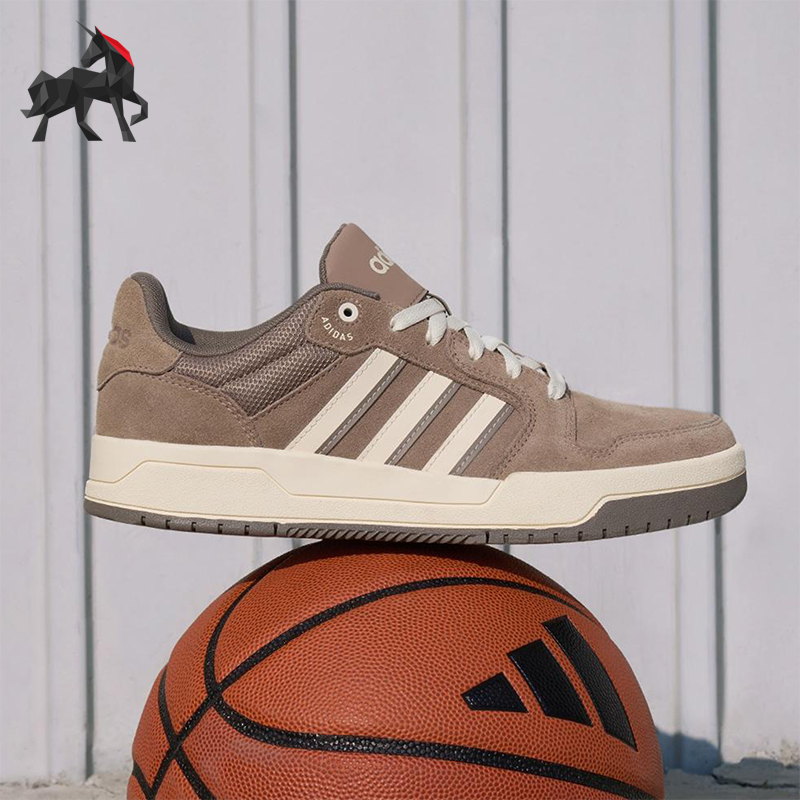 Adidas/阿迪达斯正品ENTRAP男女经典系带透气篮球复古板鞋KI8457