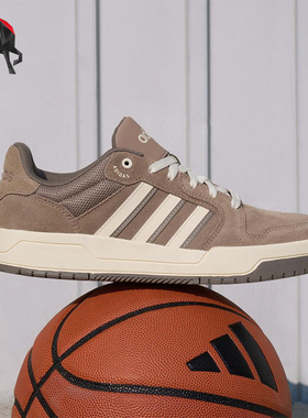 Adidas/阿迪达斯正品ENTRAP男女经典系带透气篮球复古板鞋KI8457