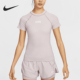 耐克正品 Dri FIT女士紧身训练舒适透气短袖 Nike IF0618 019