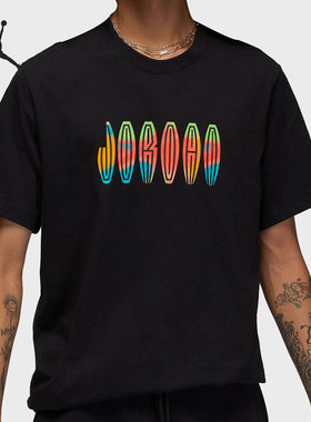 Nike/耐克官方正品Air Jordan新款男子舒适透气圆领T恤DQ7367-010