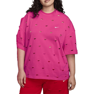 Nike/耐克官方正品Jacquemus Swoosh男女时尚宽松短袖FJ3478-653