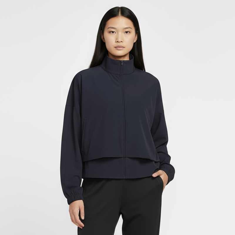 Nike/耐克正品2025女士宽松拉链运动立领透气外套HJ0964-010