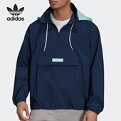 男子防风运动茄克外套 三叶草春季 HB1821 阿迪达斯正品 Adidas