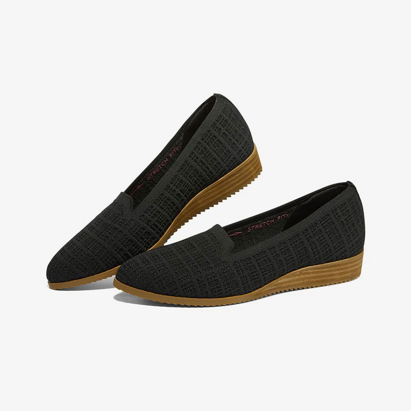 Skechers/斯凯奇正品新款女子复古一脚蹬轻质时尚运动休闲鞋