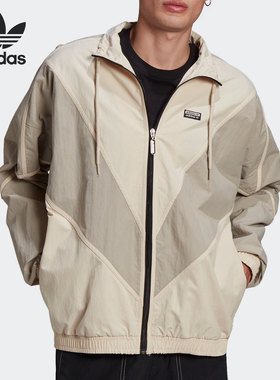 Adidas/阿迪达斯正品三叶草2021新款男子运动休闲夹克外套 GN3341