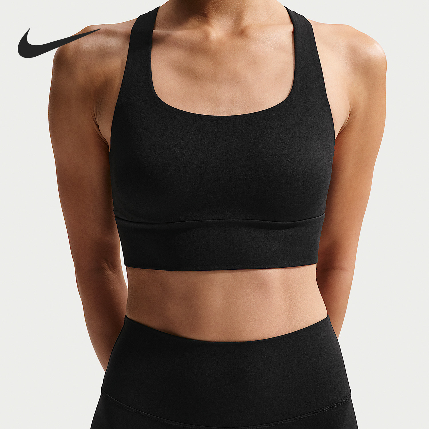 Nike/耐克官方正品Zenvy女士套头透气无袖耐穿运动内衣IB9862-010