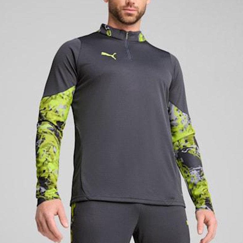 Puma/彪马官方正品2025男士修身足球运动吸湿套头卫衣659895-08