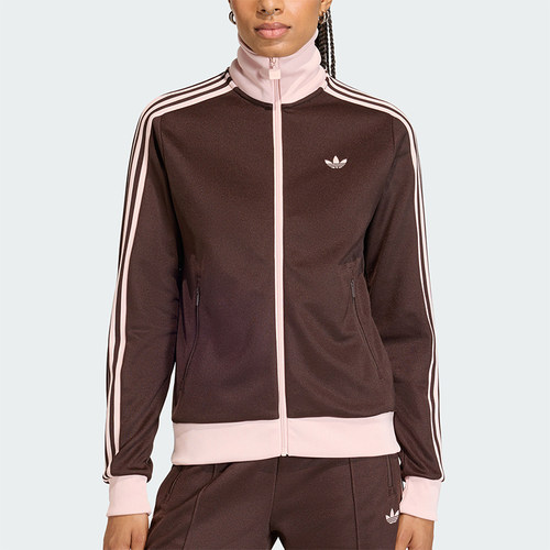 Adidas/阿迪达斯正品三叶草女士休闲拼接经典运动日常外套KD3742