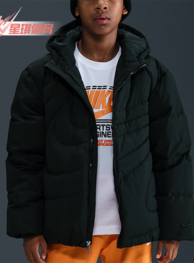 Nike/耐克正品Sportswear Swoosh大童休闲保暖羽绒服IQ2953-010