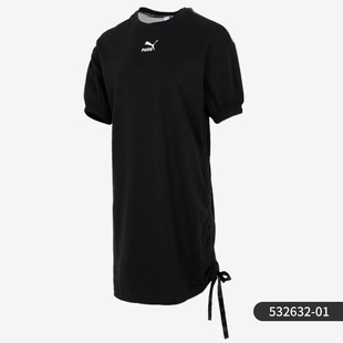 Puma/彪马秋冬季新款女子休闲运动短袖连衣裙 532632-85