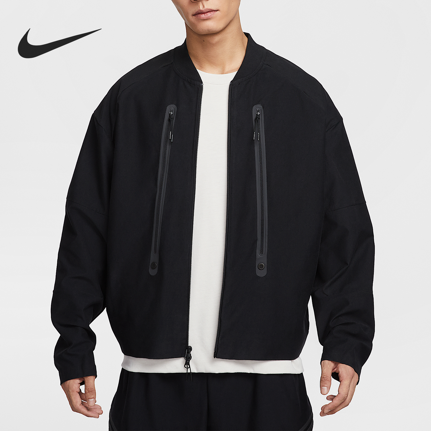 Nike/耐克正品Tech Shori男士宽松时尚拉链夹克HV0952-010