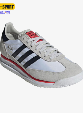 Adidas/阿迪达斯正品SL72男低帮网面拼接麂皮运动鞋JS0746
