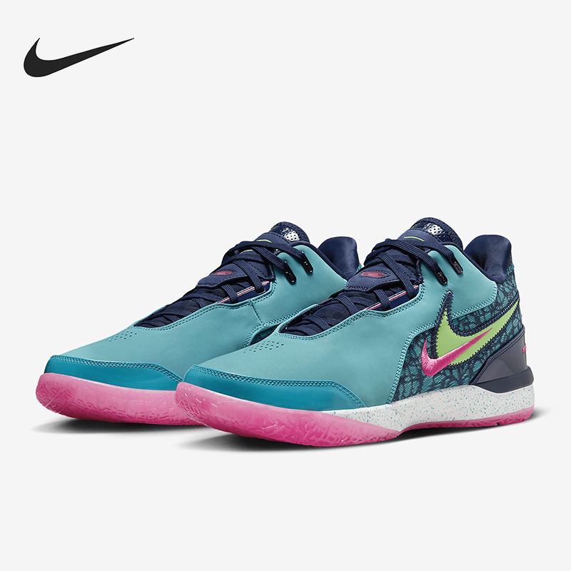 Nike/耐克正品新款男士耐磨拼接低帮实战篮球鞋FJ1566-300