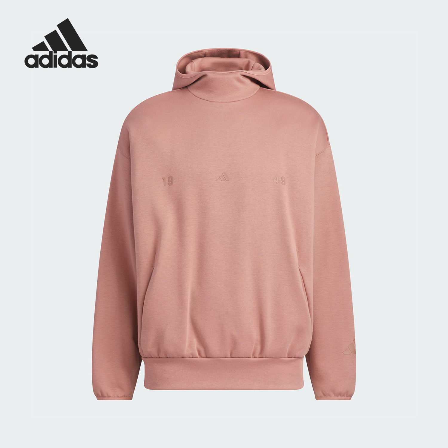Adidas/阿迪达斯正品LOUNGE HOODIE男士宽松连帽套头衫JN0117