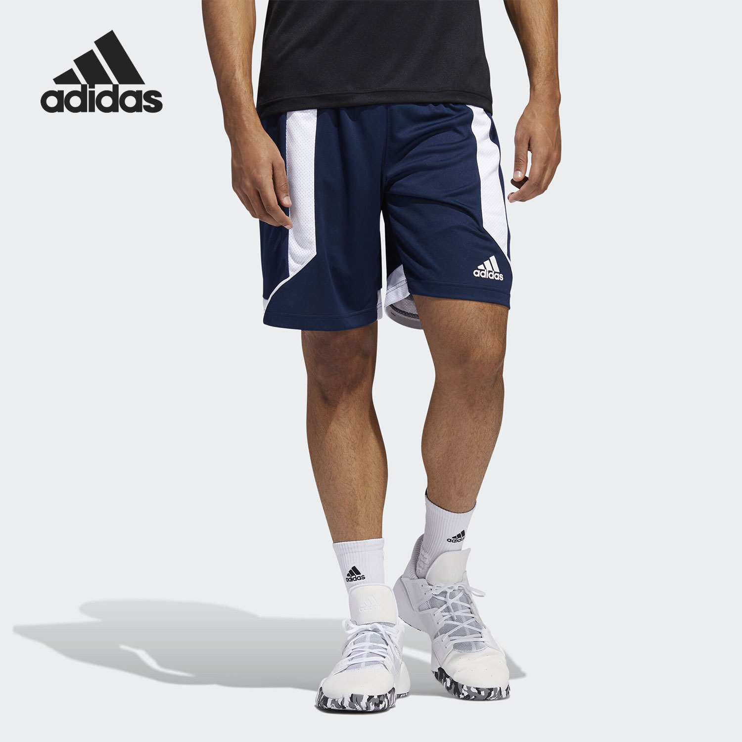 Adidas/阿迪达斯正品年新款男子夏季透气篮球运动短裤 DY7379