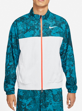 Nike/耐克正品运动男士时尚印花透气拉链长袖夹克外套 DA4063-301