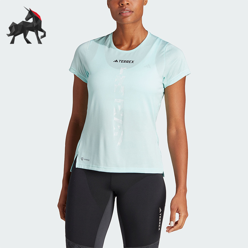 阿迪达斯女子运动短袖
