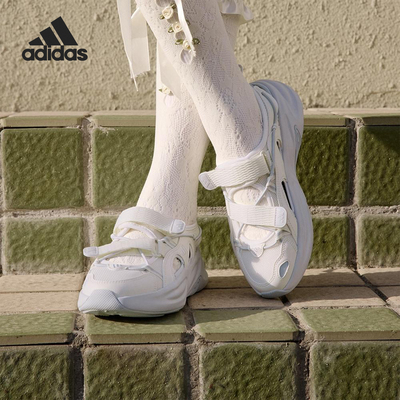Adidas/阿迪达斯正品OZWAVE SANDAL女士经典魔术贴透气凉鞋JS4576