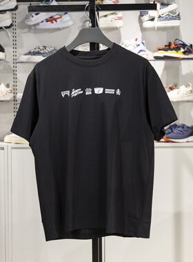 李宁正品迪士尼联名男女款潮流休闲吸湿排汗宽松短袖T恤AHSV679-2