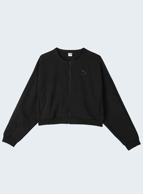 Puma/彪马官方正品T7 MX TRACK JACKET W女士圆领休闲刺绣外套