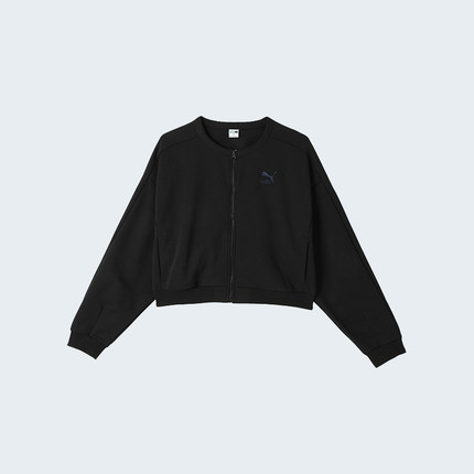 Puma/彪马官方正品T7 MX TRACK JACKET W女士圆领休闲刺绣外套