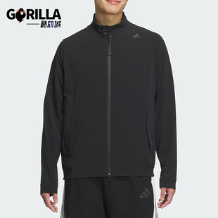 Adidas/阿迪达斯正品2025夏季款男士休闲日常立领宽松外套KB5134