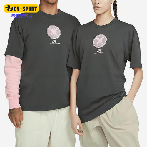 Nike/耐克正品男女同款印花圆领经典运动休闲短袖T恤FN0670-060