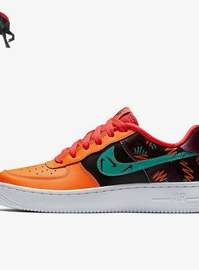 Nike/耐克正品Air Force 1 GS女子大童经典透气鸳鸯鞋AT3407-600