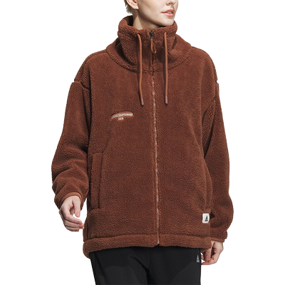 阿迪达斯官方正品女子加绒外套