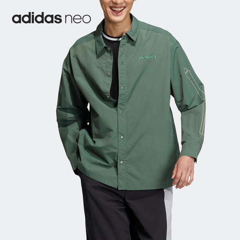 Adidas/阿迪达斯正品NEO男女运动休闲芝麻街联名外套HR8265