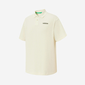 POLO衫 Adidas 女士运动翻领针织训练短袖 夏季 JI6026 阿迪达斯正品