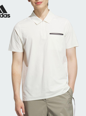 Adidas/阿迪达斯官方正品2025夏季款男士简约透气polo衫JM0967