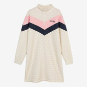 新款 当季 女子舒适至臻系列撞色拼接连衣裙 斯凯奇正品 Skechers