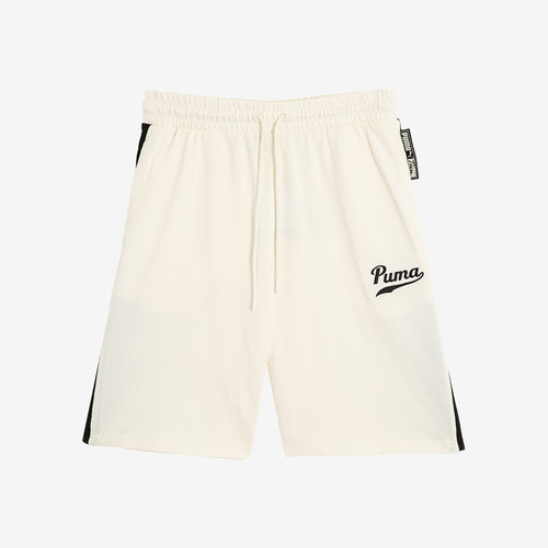 Puma/彪马正品新款男士针织透气侧开纽扣运动短裤537879-65